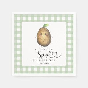 Little Spud Baby Shower Napkin