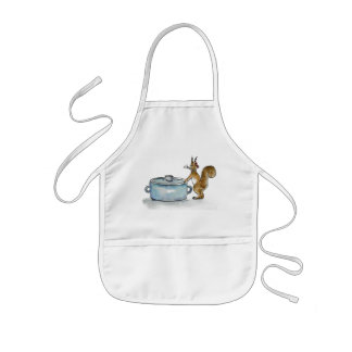 little squirrel kids apron