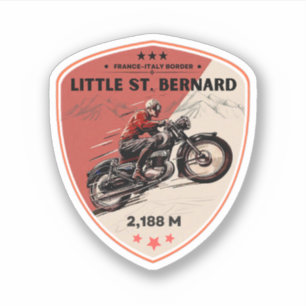 Little St Bernard Pass french italy Alpine motorcy