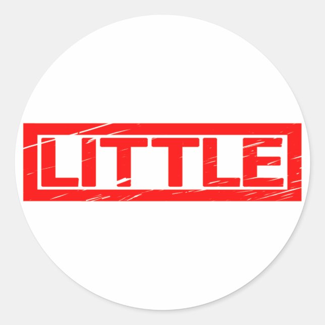 Little Stamp Classic Round Sticker (Front)