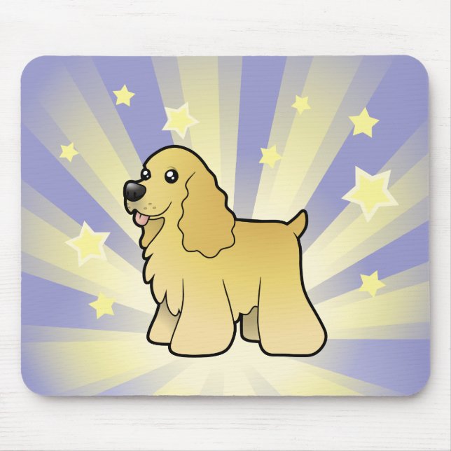 Little Star American Cocker Spaniel Mouse Mat (Front)