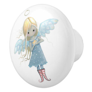 Little Star Angel Ceramic Knob