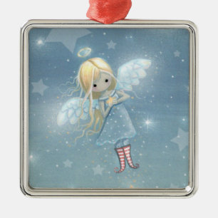 Little Star Angel Christmas Ornament