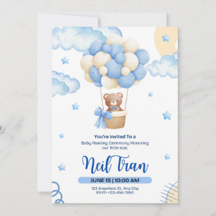 Little Star Baby Shower Invitation Design
