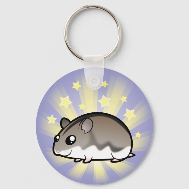 Little Star Dwarf Hamster Key Ring (Front)