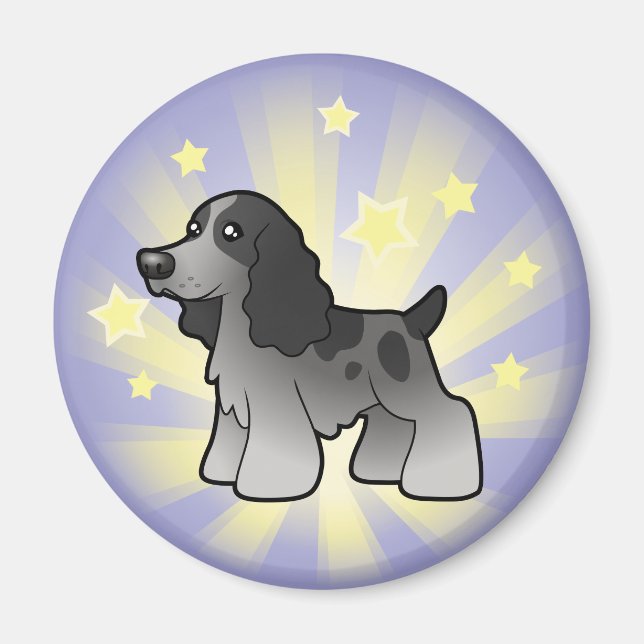Little Star English Cocker Spaniel Magnet (Front)