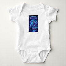 Little Star Gazer: Vibrant Nebula Space Baby Outfi