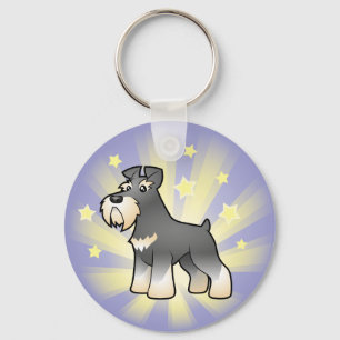 Little Star Giant/Standard/Miniature Schnauzer Key Ring