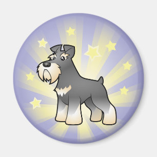 Little Star Giant/Standard/Miniature Schnauzer Magnet