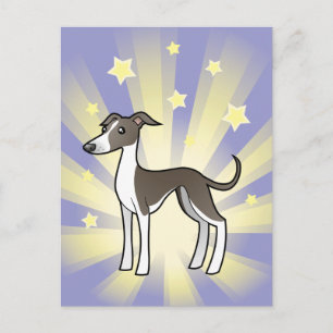 Little Star Greyhound/Whippet/Italian Greyhound Postcard
