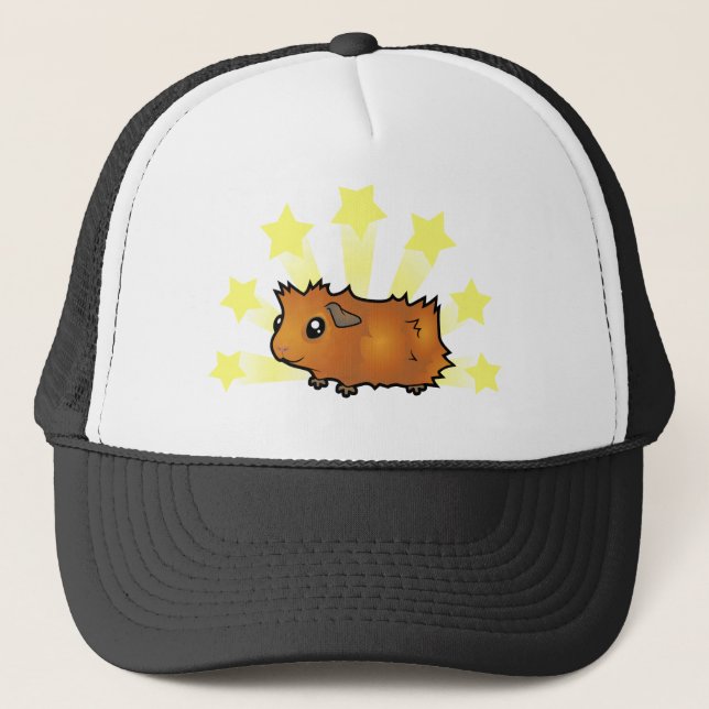 Little Star Guinea Pig (scruffy) Trucker Hat (Front)