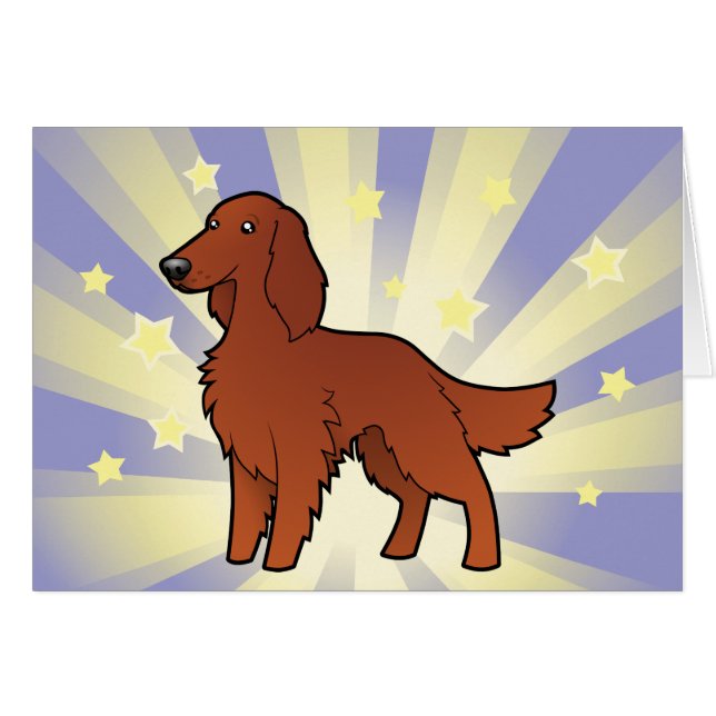 Little Star Irish / English / Gordon / R&W Setter (Front Horizontal)