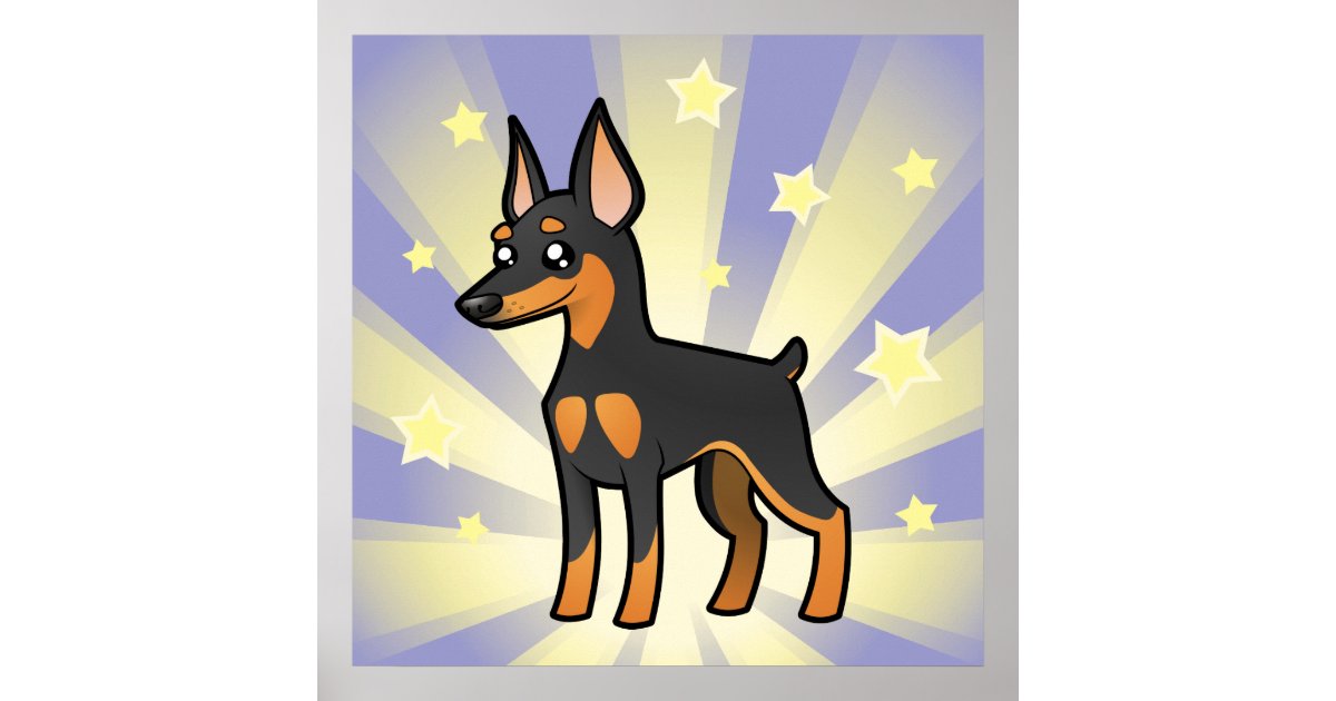 Little Star Miniature Pinscher /Manchester Terrier Poster ...