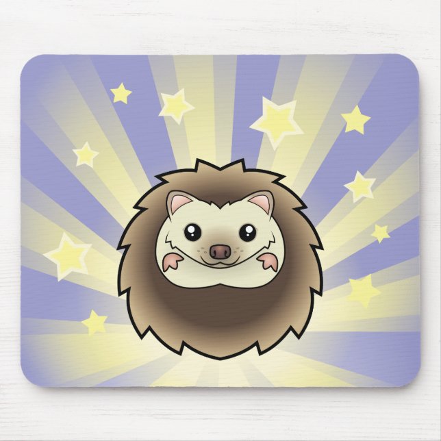 Little Star Pygmy Hedgehog Mouse Mat (Front)