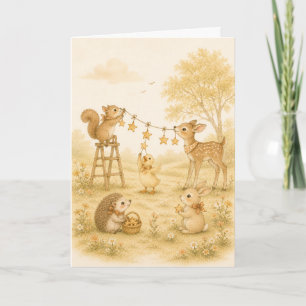 Little Stars Friendship Greeting Card