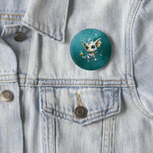 Little Steam Dragon – Professional Chaos Engineer. 6 Cm Round Badge