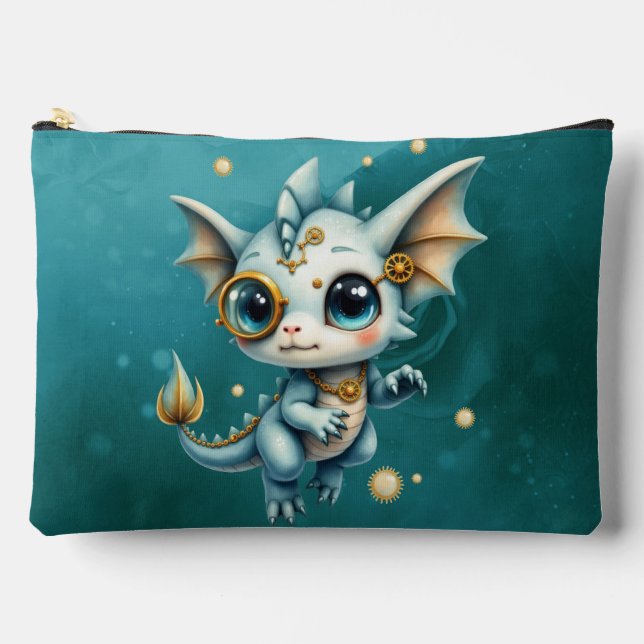 Little Steam Dragon – Professional Chaos Engineer. Accessory Pouch (Front)