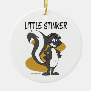Little Stinker Ceramic Tree Decoration