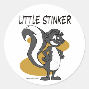Little Stinker Classic Round Sticker