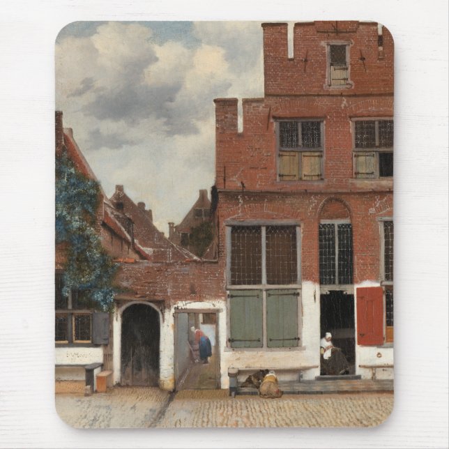 Little Street Johannes Vermeer Mouse Mat (Front)