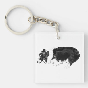 Little stride, loyal guide key ring