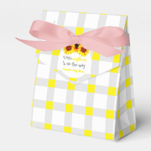 Little Sunflower Baby Shower Favour Box