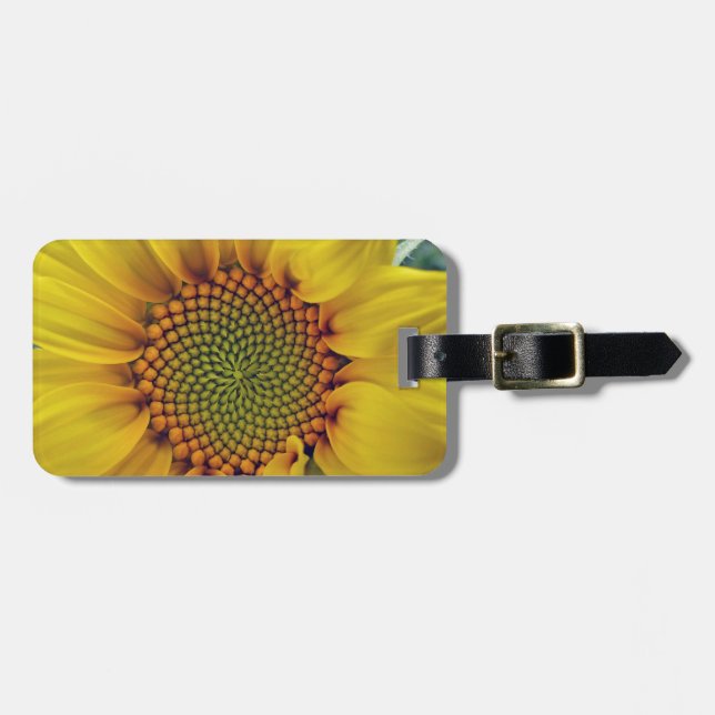 Little Sunflower Luggage Tag (Front Horizontal)