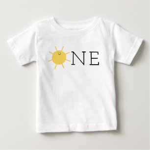 Little Sunshine 1st Birthday Party One Baby T-Shirt