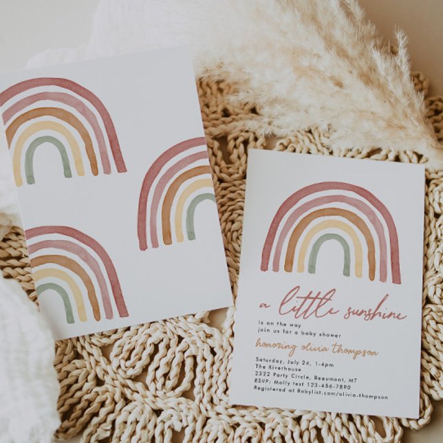 Little Sunshine Baby Shower Invitation (Creator Uploaded)