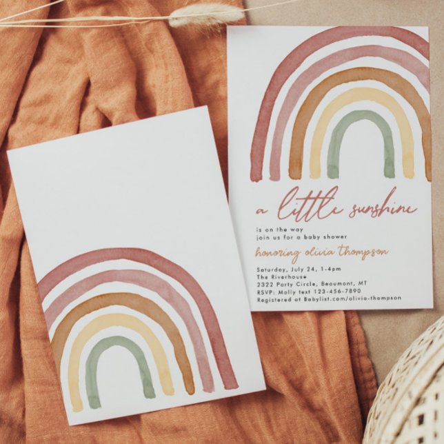 Little Sunshine Baby Shower Invitation (Creator Uploaded)