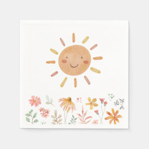 Little Sunshine Birthday Napkin