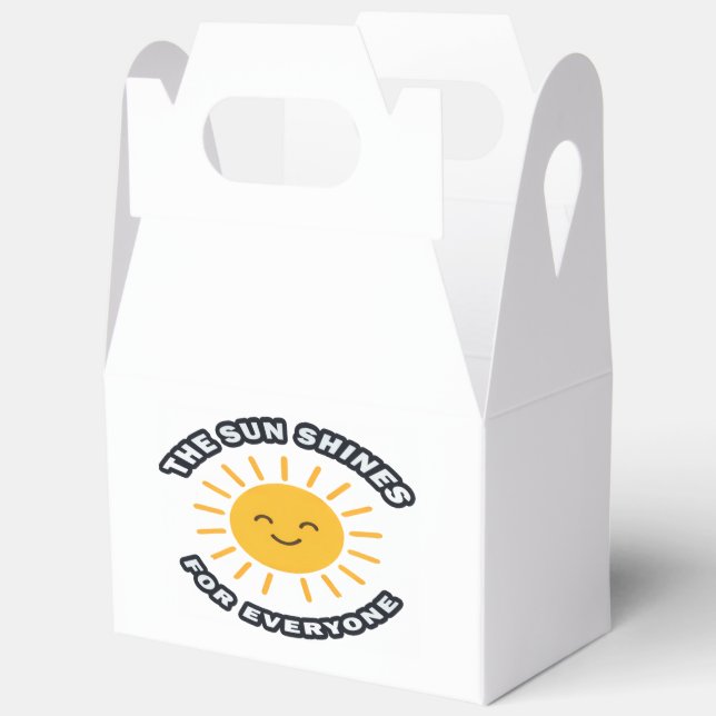 Little Sunshine Favour Box (Open)
