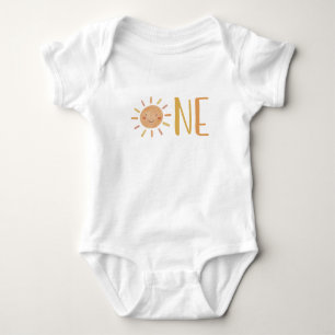 Little Sunshine First Birthday Baby Bodysuit