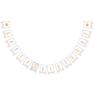 Little Sunshine Happy Birthday Banner