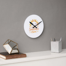Little Sunshine" Personalised Wall Clock