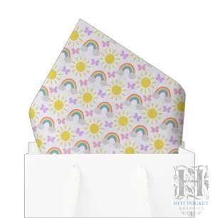  Little Sunshine & Rainbows Tissue Paper