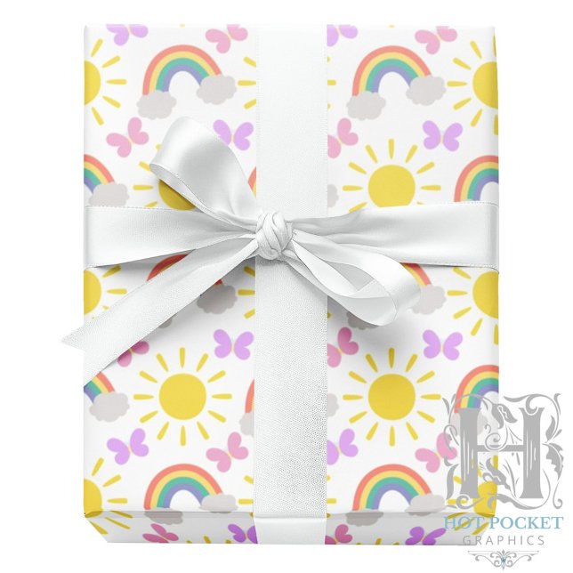 Little Sunshine & Rainbows Wrapping Paper (Creator Uploaded)
