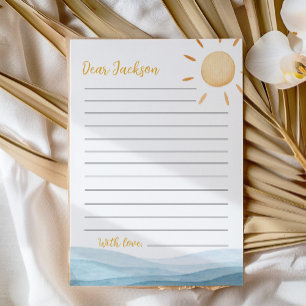 Little Sunshine Time Capsule Note Message Card