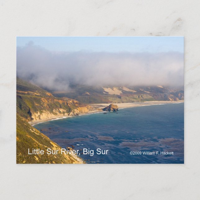 Little Sur River, Big Sur, California Postcard (Front)