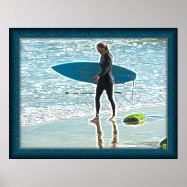 Little Surfer Girl Poster (Front)