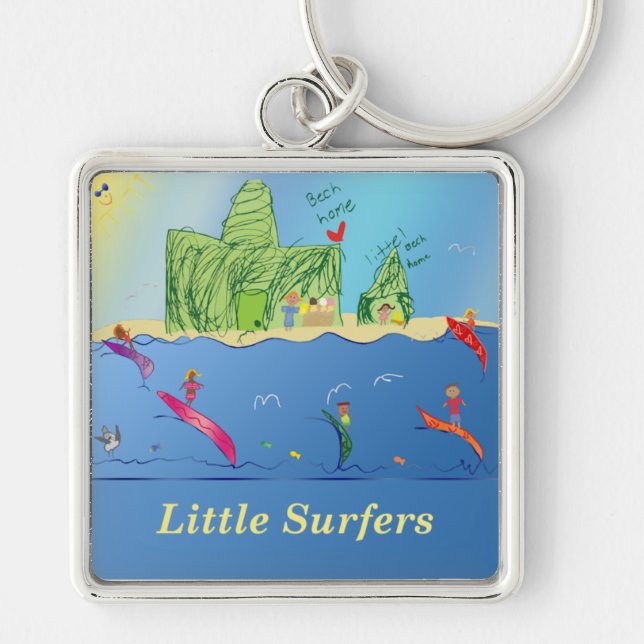 Little Surfers Keychain (Front)
