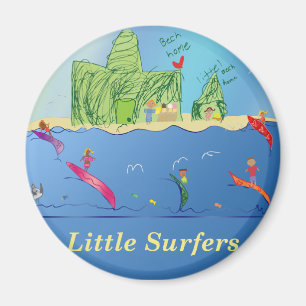 Little Surfers Magnet