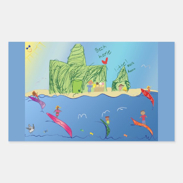 Little Surfers Stickers (Front)