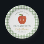 Little Sweet Apple Baby Shower  Paper Plate<br><div class="desc">Little Sweet Apple Baby Shower</div>