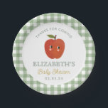 Little Sweet Apple Baby Shower  Paper Plate<br><div class="desc">Little Sweet Apple Baby Shower</div>