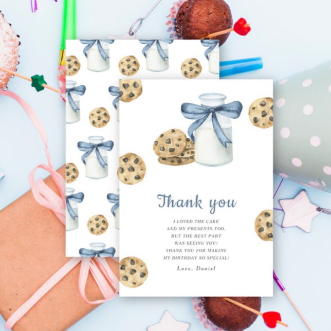 Little Sweet Cookie birthday party thank you (Creator Uploaded)