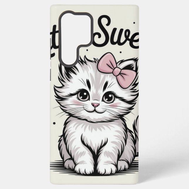 Little sweet Kitty Samsung Galaxy S22 Ultra Case (Back)