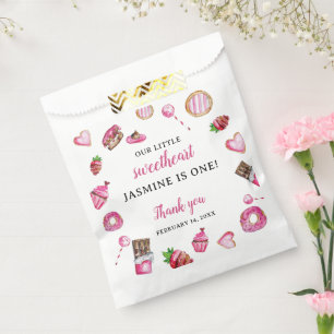 Little Sweetheart 1st Birthday Birthday Valentine Favour Bags