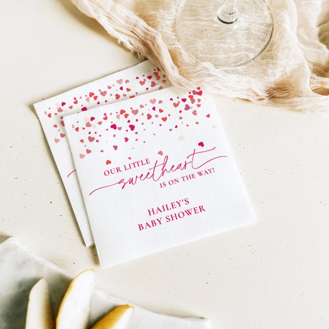 Little Sweetheart Baby Shower, Baby Shower  Napkin (Creator Uploaded)