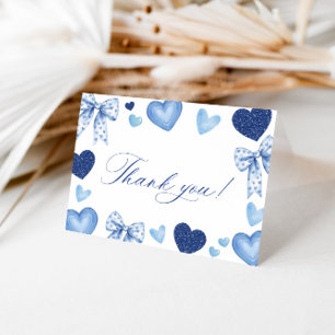 Little Sweetheart Baby Shower, Baby Shower  Thank You Card